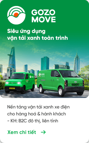 GOZO Move — Siêu ứng dụng vận tải xanh toàn trình