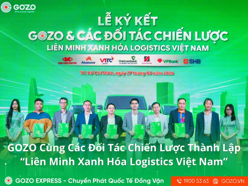 GOZO Cùng Các Đối Tác Chiến Lược Thành Lập "Liên Minh Xanh Hóa Logistics Việt Nam"